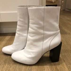 Jeffrey Campbell White Booties